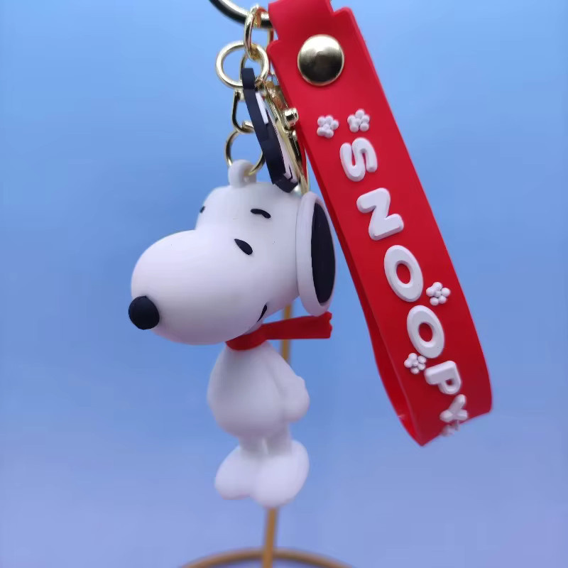 Bandai Schlüsselanhänger Snoopy, Silikon, Unisex - Bild 1