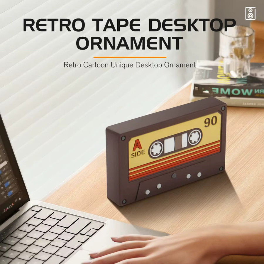 FocusOnPC Retro Kassetten USB-C-Hub 4-Port mit 2 USB-A und 2 USB-C Anschlüssen USB 2.0 Datenübertragungsadapter für Laptop und PC - Bild 4