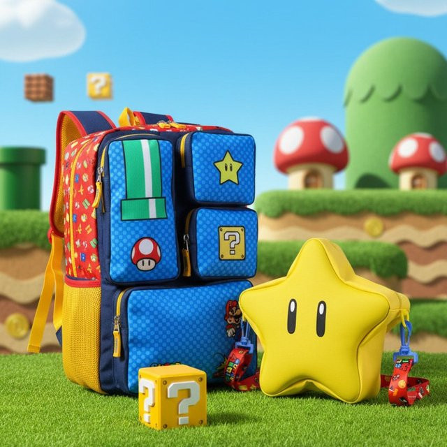 Bandai Minecraft Mario Rucksack - Bild 1