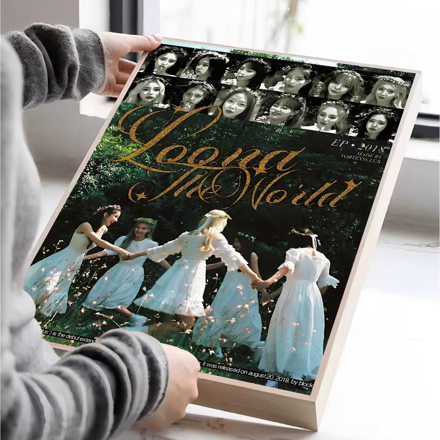 Vintage Loona Kpop Poster von Potdemiel im Portraitformat ohne Rahmen - Bild 6