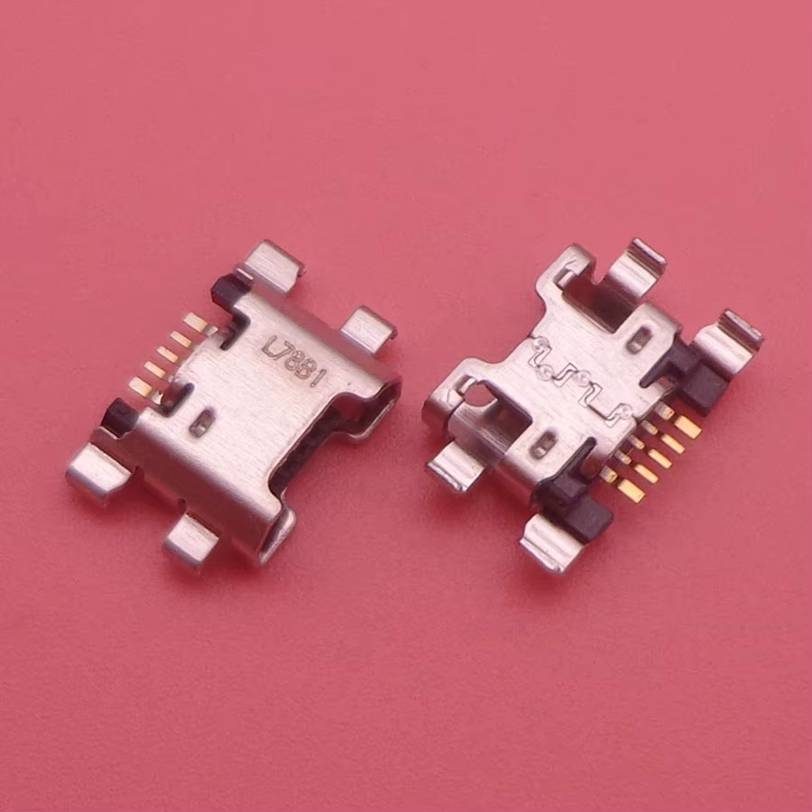 50 Stück Micro USB Ladegerät Stecker Dock Connector Lade Port Buchse in Silber für Huawei Y9, Y7, Y7 Pro, Y7 Prime, Y6S, Y6 Pro, Y6, Y6 Prime und Y5 2019 - Bild 2