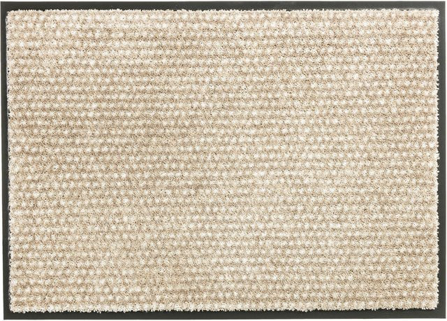 Schöner Wohnen Sauberlaufmatte Miami in Beige mit Punktmuster, B/T: 67 x 100 cm - Bild 1