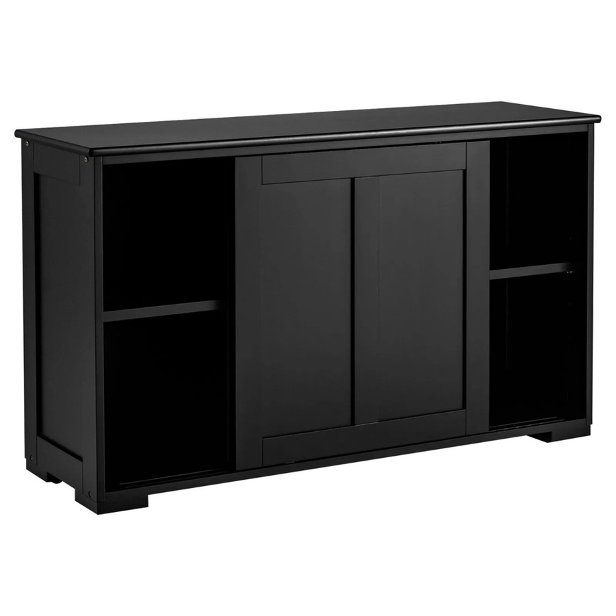 Costway Buffetschrank Aufbewahrungsschrank Schwarz B/T/H: 107 x 33 x 60 cm - Bild 2