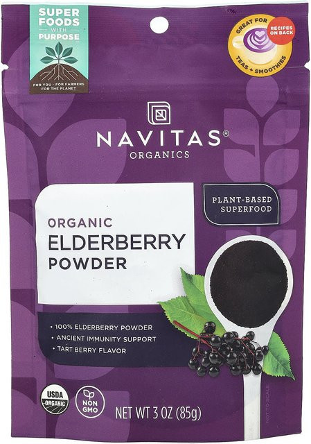 Navitas Organics Holunderbeerenpulver Bio 85 g - Bild 1