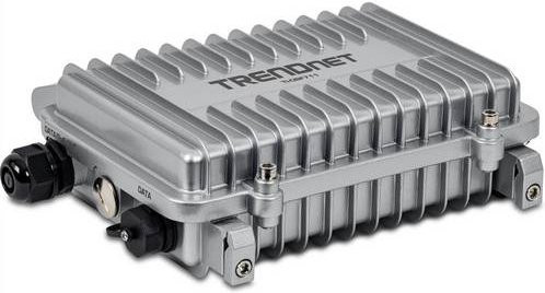 TrendNet TI-OBF711 Industrial Outdoor Medien Konverter 10G SFP+ zu 10G PoE++ in Silber - Bild 1