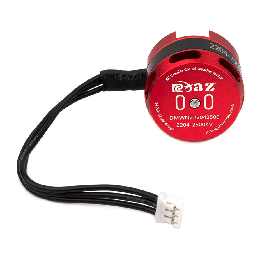 9IMOD Bürstenloser ESC-Motor Combo 30A ESC 1224/1621/2204 Motor für RC 1/18 1/24 SCX24 TRX4M - Bild 4