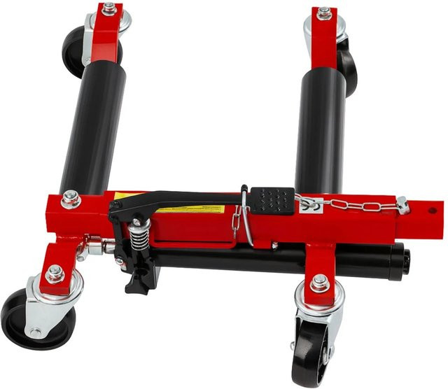 TRUTZHOLM Hydraulische PKW Rangierhilfe in Rot mit einer Tragkraft von 680 kg für Reifenbreiten bis 30 cm - Bild 1