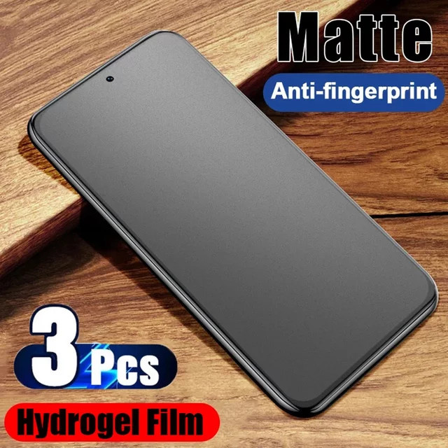 3er-Pack Matte Hydrogel Displayschutzfolie für Xiaomi POCO X6 Pro 5G, M6 Pro 4G und C65, Weicher TPU Screen Protector für Xiaomi Redmi K70 Pro und K70E, Transparent - Bild 1