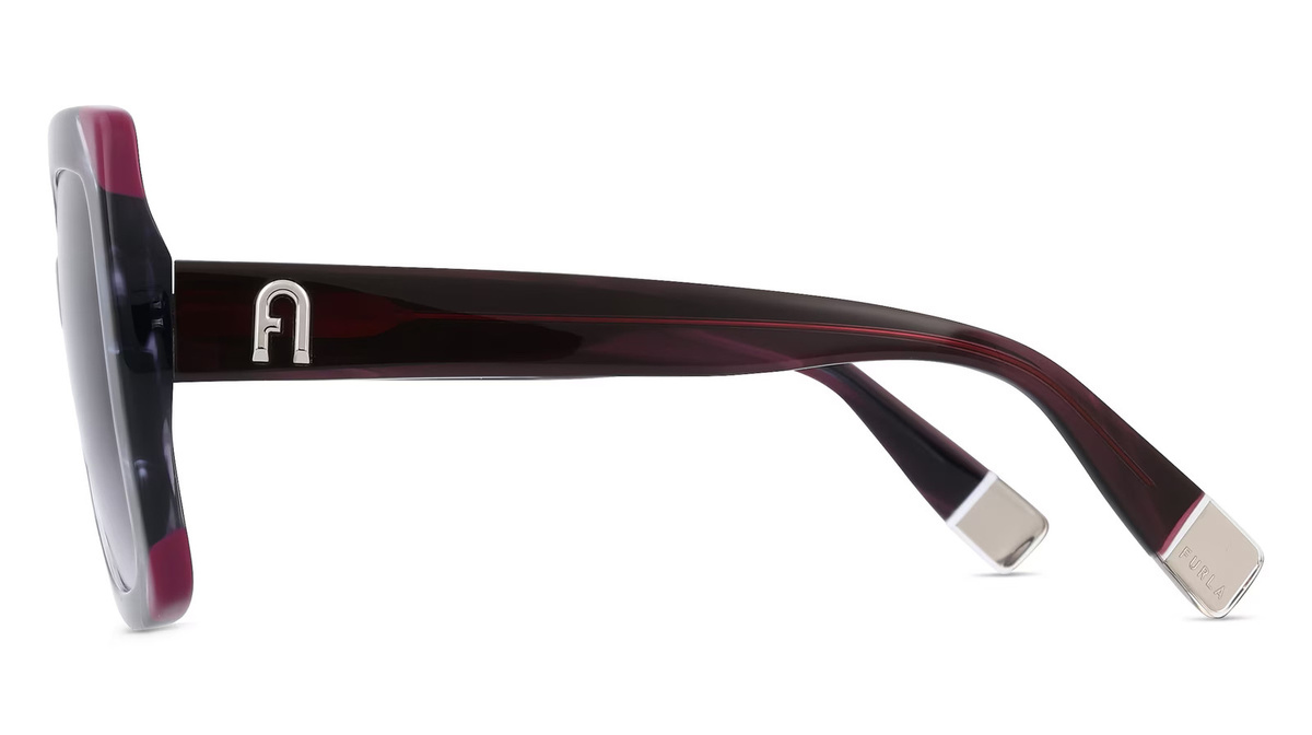 Furla FULSFU685V Sonnenbrille, Vollrand, Quadratisch, Kunststoff, Unisex, mehrfarbig - Bild 2