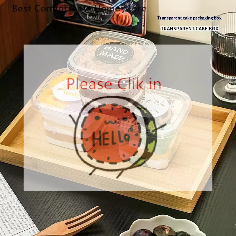BA 50 Stück transparente Einweg-Dessertbecher aus Kunststoff mit Deckel für Mousse und Kuchen, 150 ml - Bild 4
