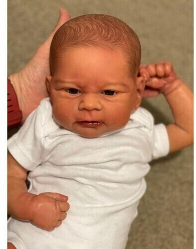 OtardDolls Elijah Baby Puppe, 18 Zoll, handgemacht, 3d gemaltes Haar - Bild 1