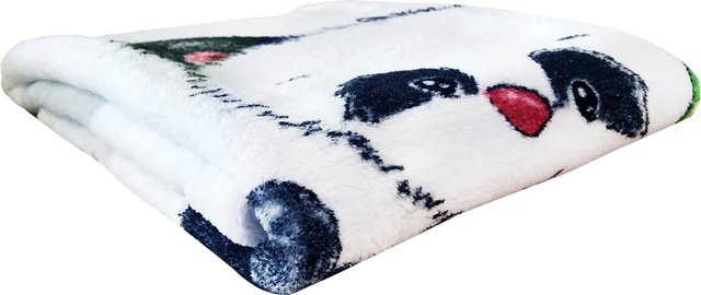 Herding Babydecke Fynn Panda in Weiß, B/B: 75 x 100 cm - Bild 1