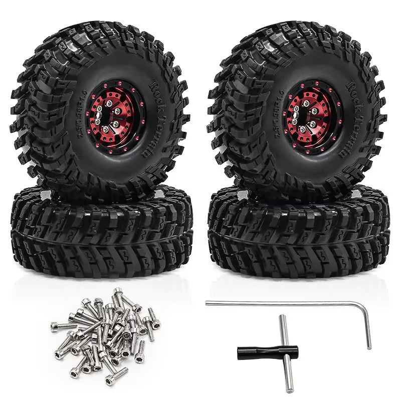 TIMEA Beadlock-Radreifen-Set, 1/18, Metall, Schwarz, Zubehör - Bild 2