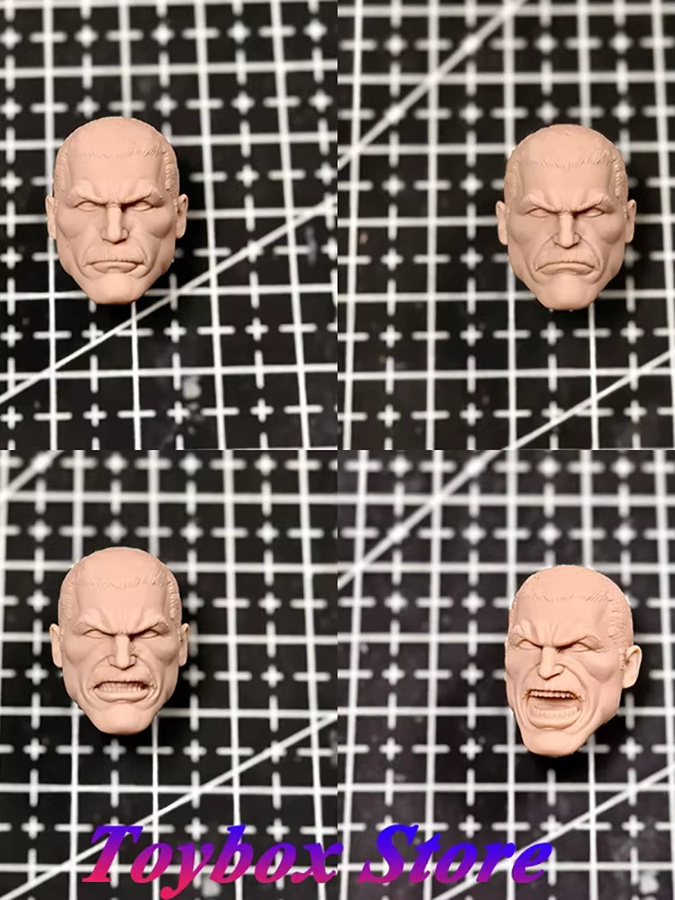 Bandai Thragg Tough Guy Man Soldier, unbemalte Kopfskulptur, weiß, Zubehör - Bild 6