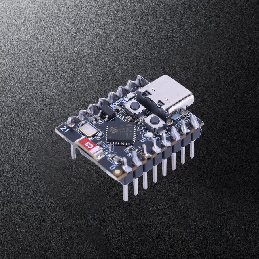 VODOOL ESP32-C3 SuperMini Entwicklungsboard mit WiFi und Bluetooth in Schwarz - Bild 3