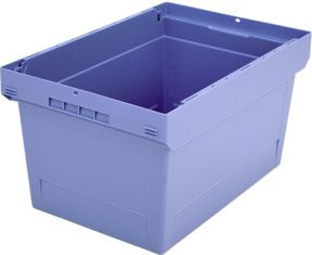 Bito Mehrwegbehälter für Gefahrgut in Taubenblau, B/T/H: 60 x 40 x 35,3 cm - Bild 1