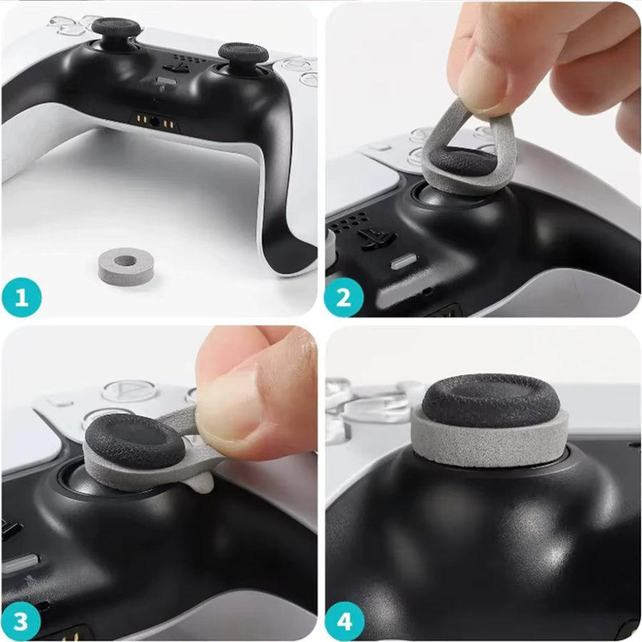 TingDong 12 Stück weiche Schwamm-Schutzringe für Nintendo Switch Controller und Joystick, Präzisions-Zierringe für dein Gamepad - Bild 3