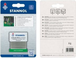 STANNOL Elektroniklot Nr. 940140SB in Silber mit transparentem Flussmittel, 6 g - Bild 1