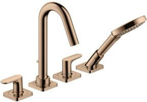 Hansgrohe Axor Citterio M Duschset mit 2-Griff-Armatur in Roségold - Bild 1