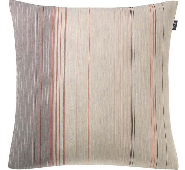 Kissenhülle JOOP! FIT gestreift in Pink und Beige, B/B/H: 50 x 50 x 1 cm - Bild 1