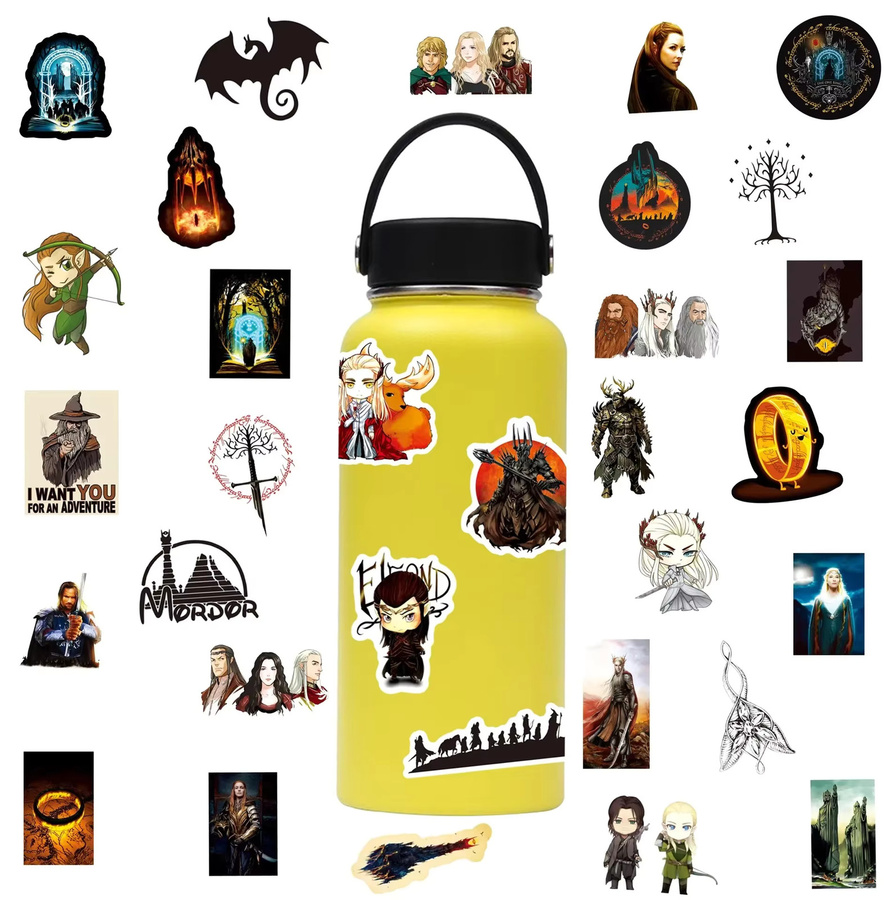 GOGOTU Hobbits DIY Cartoon Aufkleber, 50-teiliges Set - Bild 2