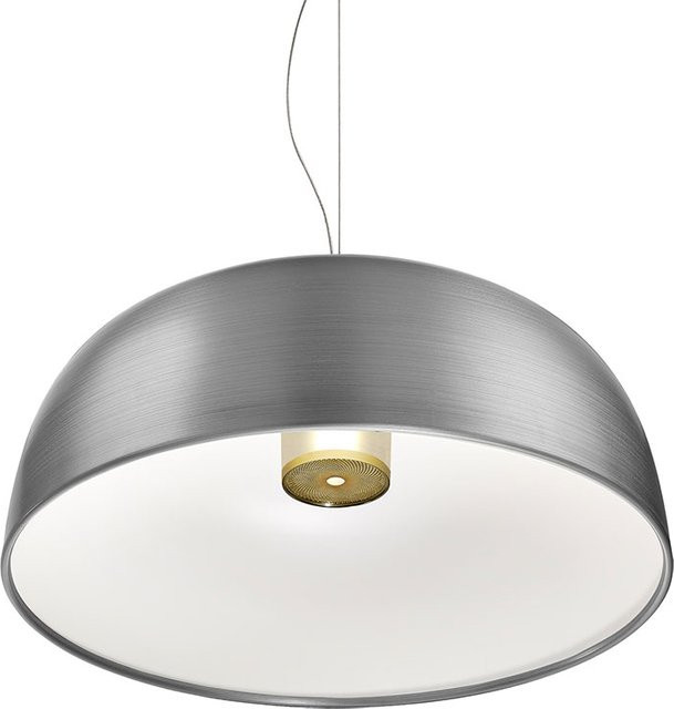 Lumina Tia 600 LED-Pendelleuchte aus Aluminium und Glas in Silber, dimmbar - Bild 1