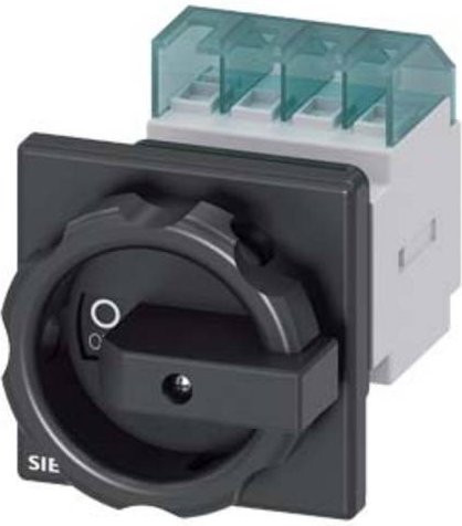Siemens Lasttrennschalter Schwarz 4polig 16A 6mm² 690 V/AC 3LD20541TL51 - Bild 1