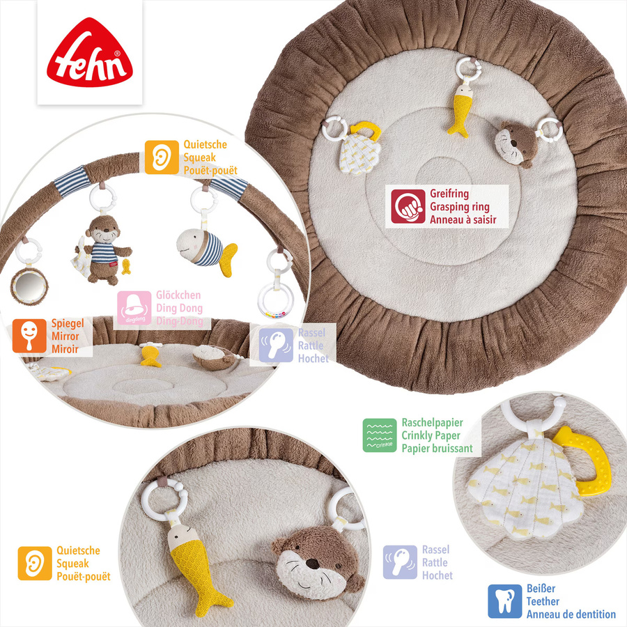 Fehn Spielbogen mit 3-D-Activity-Nest Otter Theo ab Geburt - Bild 3