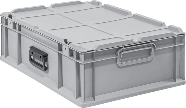 PROREGAL Eurobox Nextgen Transportbehälter Grau, 34 Liter, H x B x T: 18,5 x 40 x 60 cm - Bild 1