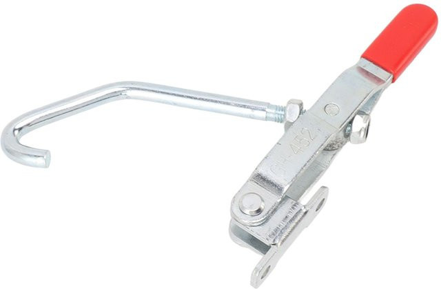 GoolRC GH 452 Spannhebel mit Haken und Quick Release Pull Latch aus verzinktem Stahl in Weiß und Silber - Bild 1