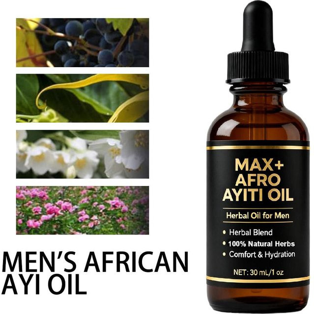 MAX+AFRO Ayiti-Öl Massage-Essenzöl, 30 ml, Herren - Bild 1