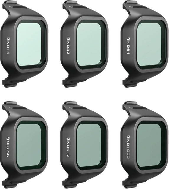 Freewell All Day Filter Set 6er-Pack für DJI Mini 5 Pro in Schwarz - Bild 1