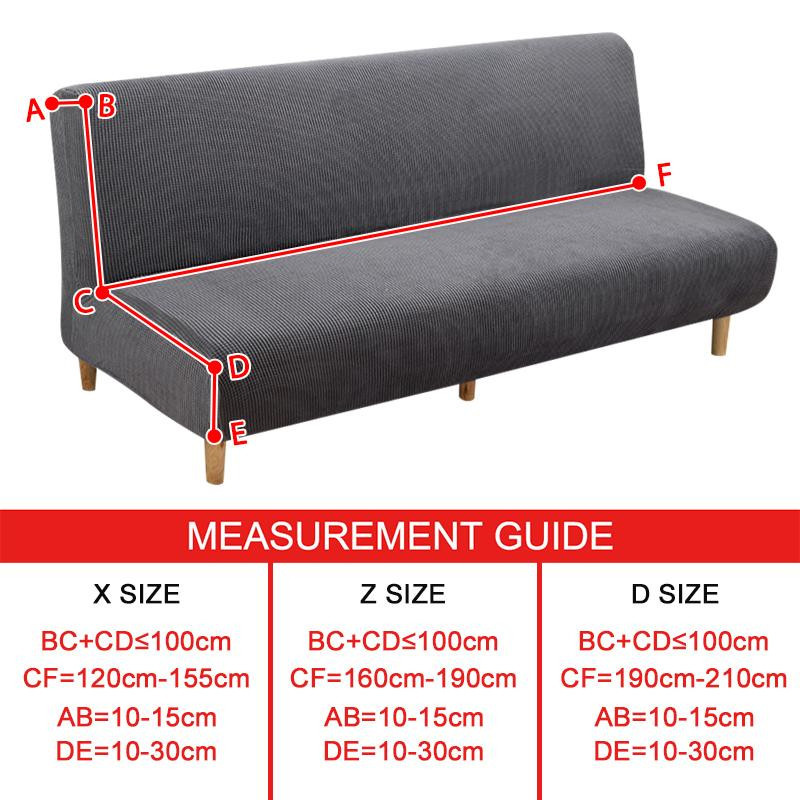 YZFZP Jacquard-Sofa-Bettbezug aus Polyester, elastischer Stretch-Bezug für Couch und Futon, Gelb, Breite: 190-210 cm - Bild 3