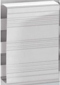 Wöhner Leerfeldabdeckung Sys.60 in Weiß B/H: 70 cm x 19,5 cm - Bild 1