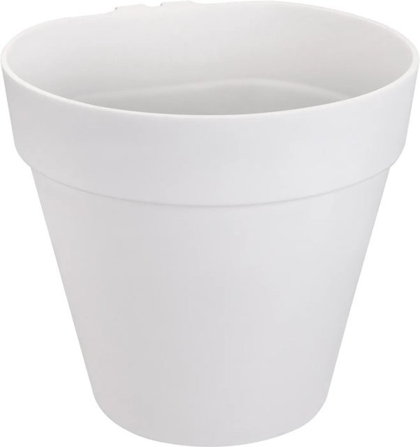 Elho Wandhängetopf Loft Urban Single in Weiß mit industriellem Design für deinen vertikalen Garten, Durchmesser: 15 cm - Bild 1