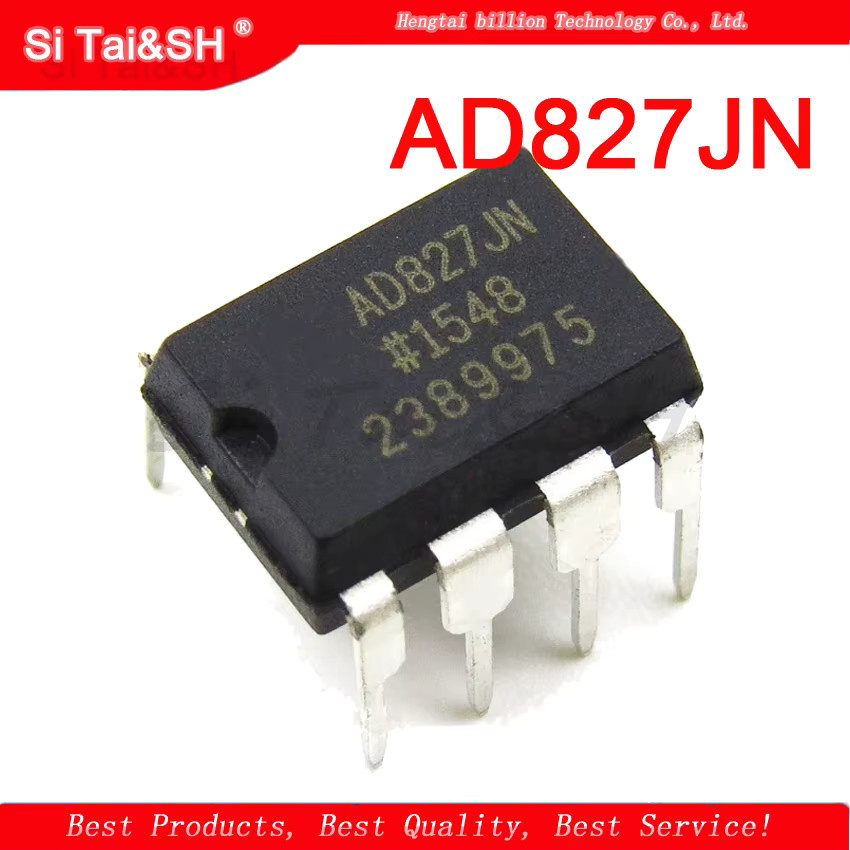 Si Tai&SH AD827JN AD827JNZ Dual Op Amp Audio Verstärker DIP-8, 2 Stück, Schwarz - Bild 2