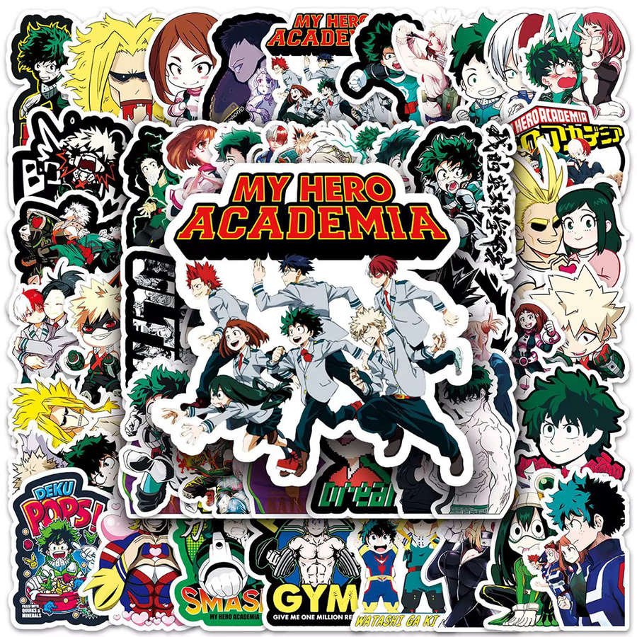 Bandai My Hero Academia Graffiti-Aufkleber, 50-teiliges Set - Bild 6