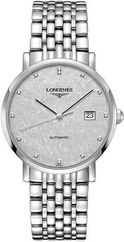 Longines Armbanduhr Automatik, Edelstahl, Silber, Herren - Bild 1