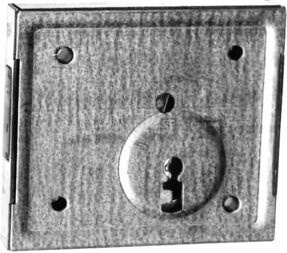 BASI Aufschraubschloss ASS 60 mit PZ-Lochung, 2-tourig, Dornmaß: 60 mm, Farbe: Silber, rechts/links verwendbar - Bild 2