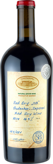 Tchotiashvili Budeshuri Saperavi 2024, Rotwein, 0,75 l - Bild 1