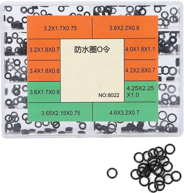 Uhren-Reparaturzubehör, O-Ring, Silikon, orange, Unisex - Bild 1