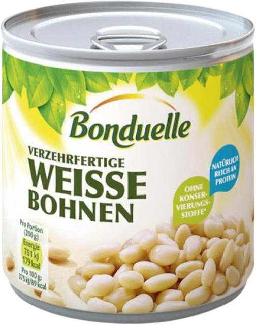 Bonduelle Weiße Bohnen verzehrfertig 250 g - Bild 1