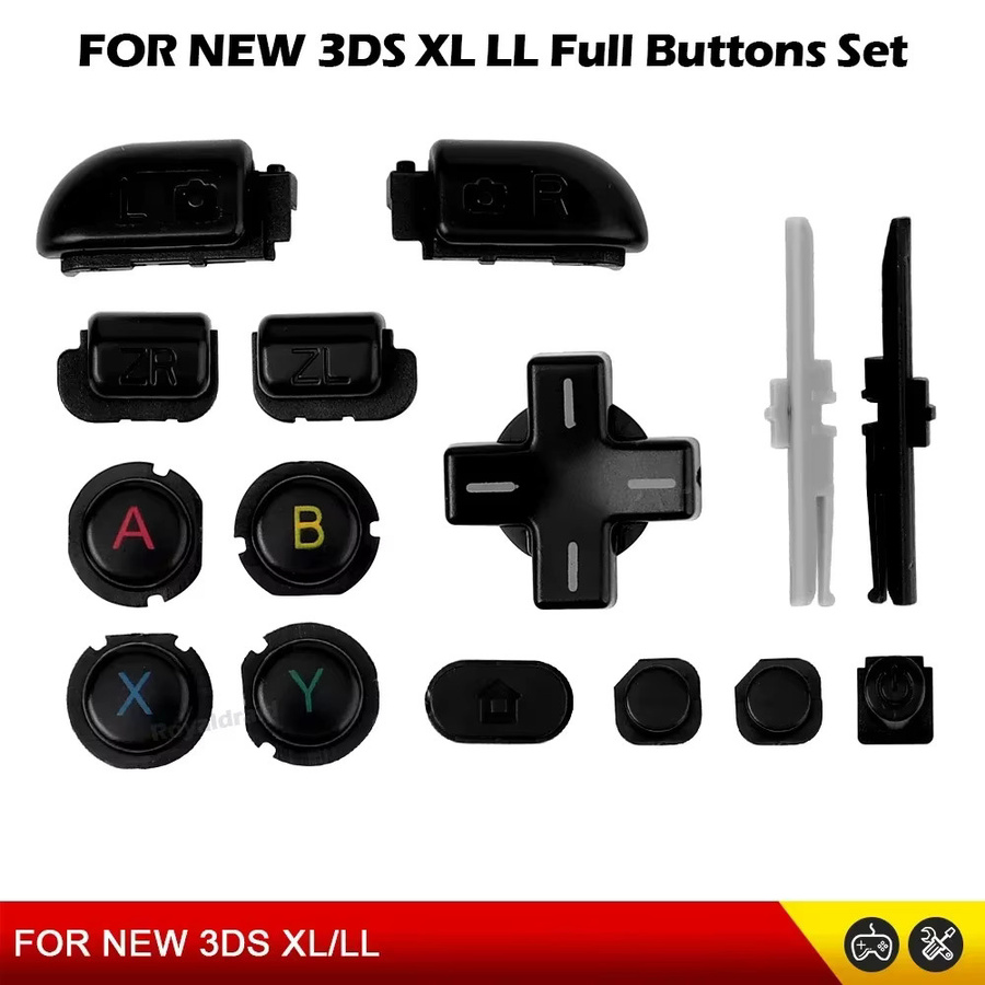 Nintendo Reparaturset für New 3DS XL/LL in Weiß mit D-Pad und allen Tasten - Bild 4