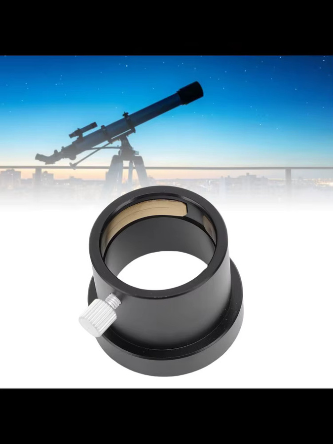 Okularadapter Set aus Aluminiumlegierung in Schwarz: M42 x 0,75 mm auf 1,25 Zoll und T2 auf 1,25 Zoll für Teleskopzubehör 5P9908A - Bild 4