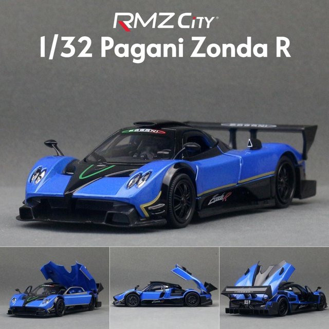 Linyi toy car Pagani Zonda R Spielzeugauto, Modell, 1:32, Metall, mit Licht und Sound, ab 14 Jahren - Bild 1