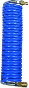 Riegler Spiralschlauch-Kupplung-Set aus Kunststoff in Blau, Durchmesser: 8 x 6 mm, Länge: 10,0 m - Bild 1