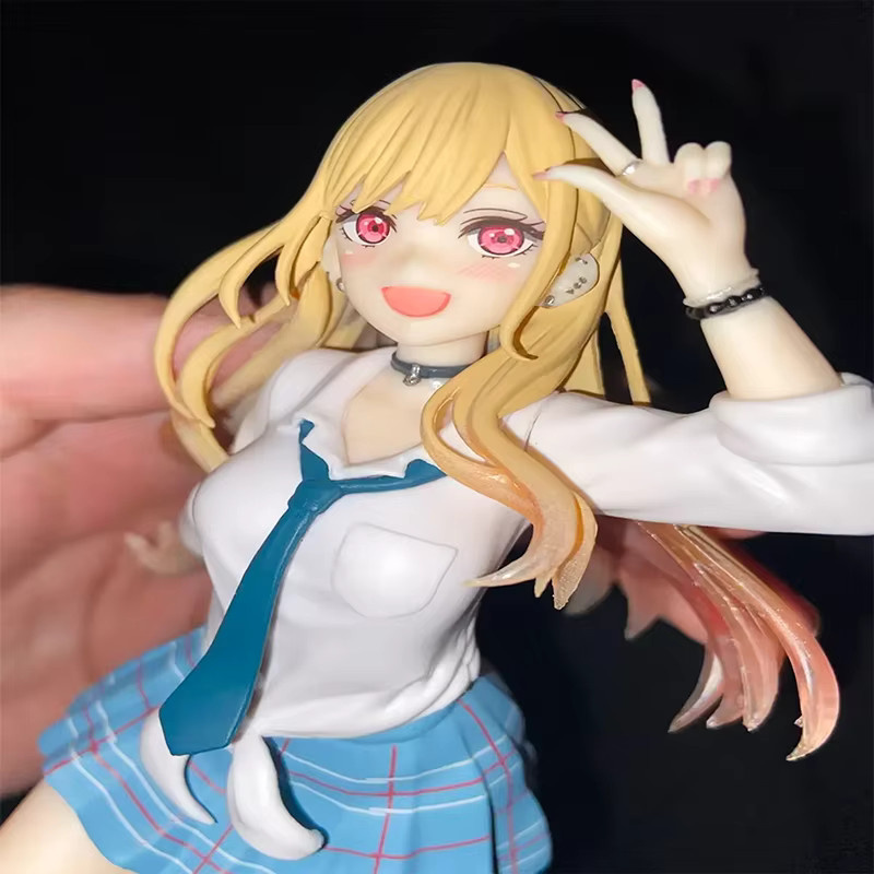 Bandai My Dress Up Darling Marin Kitakawa Uniform Anime Figur, 18cm, PVC Modell - Bild 4