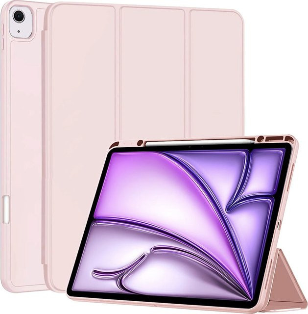 Techsuit Flex Trifold Hülle für Apple iPad Air 13 (2024, 2025, 2026), Rosa - Bild 1