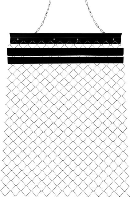Monstershop Ketten Wiesenegge aus Stahl in Silber, B/H: 1,5 x 1,2 m - Bild 1