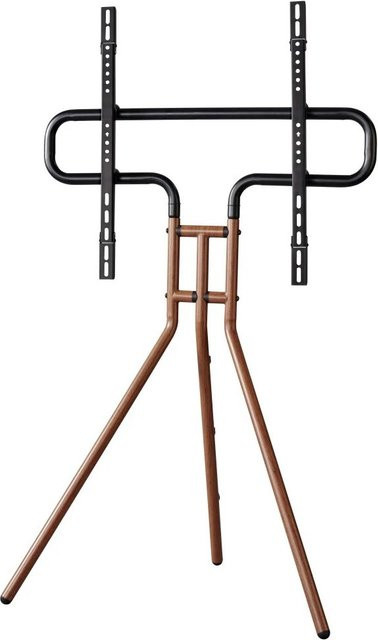 Hama TV-Stand im Staffelei-Design für bis zu 75 Zoll, Höhe: 191 cm, Farbe: Braun - Bild 1